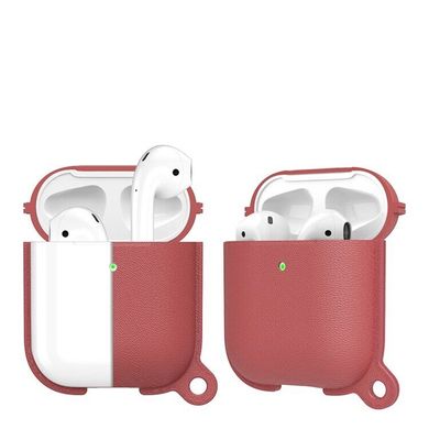 Чохол STR Silicone Leather Case for AirPods 1/2 (yellow), ціна | Фото