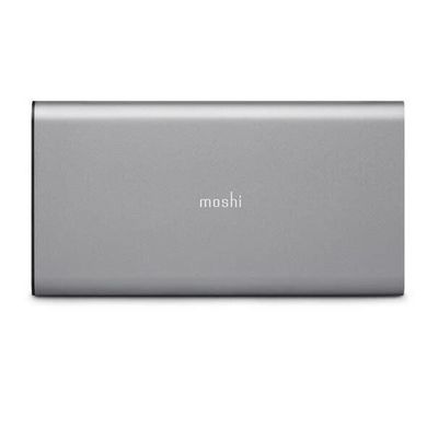 Портативна батарея Moshi IonSlim 10K USB-C and USB Portable Battery Titanium Gray (99MO022145), ціна | Фото
