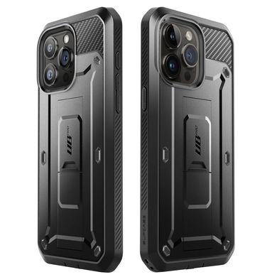 Протиударний чохол з захистом екрану SUPCASE Unicorn Beetle Pro Rugged Case for iPhone 15 Pro Max - Black