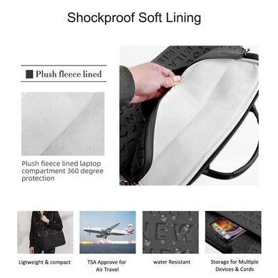 Сумка WIWU Vogue Laptop Slim Bag for MacBook 15-16" - Black, ціна | Фото