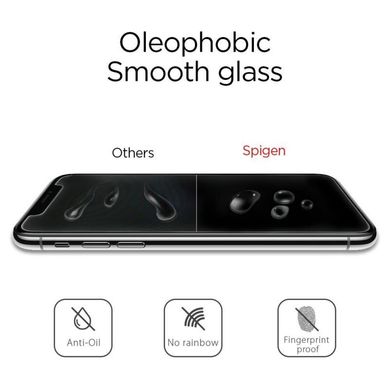 Защитное стекло Spigen для iPhone XS Glass "Glas.tR SLIM HD" (1Pack), цена | Фото