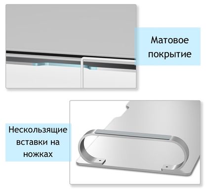 Металева підставка для монітора STR Aluminum Monitor Stand (C11) - Silver, ціна | Фото