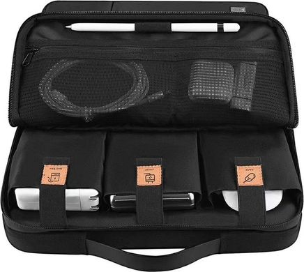 Чехол-сумка WIWU Alpha Double Layer Sleeve for MacBook 15-16" - Black, цена | Фото