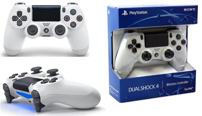 Геймпад бездротовий PlayStation Dualshock v2 Glacier White, ціна | Фото