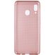 Ультратонкий дышащий чехол Grid case для Samsung Galaxy A20 / A30 - Розовый, цена | Фото 2