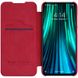 Кожаный чехол (книжка) Nillkin Qin Series для Xiaomi Redmi Note 8 Pro - Красный, цена | Фото 3