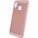 Ультратонкий дихаючий Чохол Grid case для Samsung Galaxy A20 / A30 - Рожевий, ціна | Фото 4