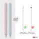 Чехол AHASTYLE Silicone Sleeves for Apple Pencil 2 - 2 pack, Navy Blue/Light Blue (AHA-01650-NNL), цена | Фото 7
