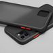 Матовий протиударний чохол MIC Matte Color Case for iPhone 11 Pro Max - Red/black, ціна | Фото 2