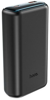 Портативный аккумулятор HOCO Kraft fully compatible power bank 20000mAh Q1a |1USB/1Type-C, 20W, PD/QC, 5A| (black), цена | Фото