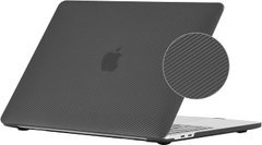 Пластиковая накладка STR Carbon Style Hard Case for MacBook Pro 14 (2021 | 2023) M1 | M2 | M3 - Black, цена | Фото