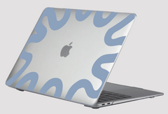 Пластиковая прозрачная накладка Oriental Case (Blue Wave) для MacBook Pro 16 (2021) M1