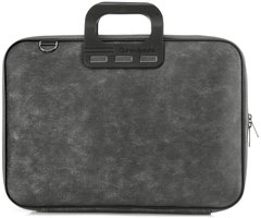 Кожаная сумка BOMBATA DENIM for MacBook 15-16 inch с ремнем - Розовая (E00841-8), цена | Фото