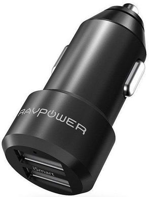 Автомобільна зарядка RAVPower Qualcomm Quick Charge 3.0 36W Dual USB Car Charger, ціна | Фото