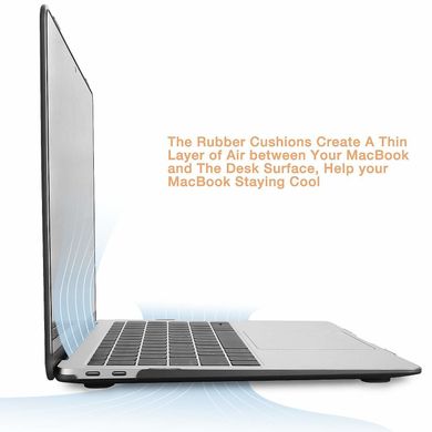 Пластиковый глянцевый чехол-накладка STR Crystal PC Hard Case for MacBook Air 13 (2018-2020) - Прозрачный, цена | Фото
