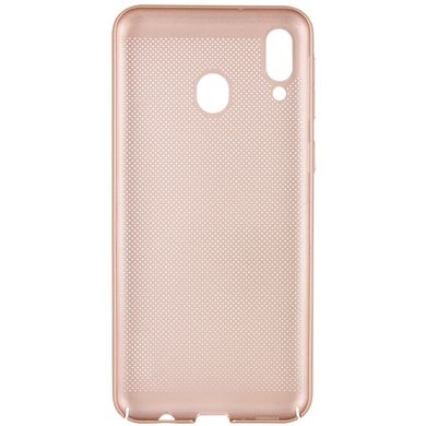Ультратонкий дихаючий Чохол Grid case для Samsung Galaxy M20 - Рожевий, ціна | Фото