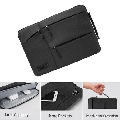 Чехол WIWU Pocket Sleeve for MacBook Pro 15 (2016-2019) / Pro Retina 15 (2012-2015) / Pro 16 (2019) - Gray, цена | Фото