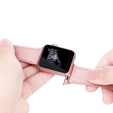 Кожаный ремешок для Apple Watch 38mm Marge Plus Genuine Leather - Rose Gold, цена | Фото