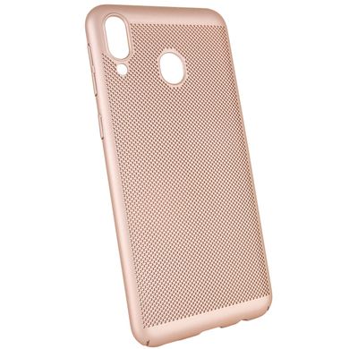 Ультратонкий дихаючий Чохол Grid case для Samsung Galaxy M20 - Рожевий, ціна | Фото