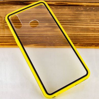 Прозорий TPU+PC чохол Epic із кольоровим бампером для Samsung Galaxy A10s - Жовтий, ціна | Фото