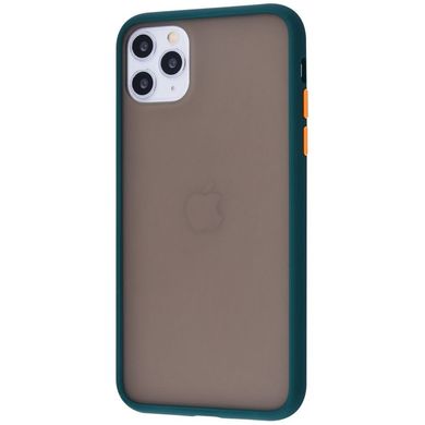 Матовый противоударный чехол MIC Matte Color Case for iPhone 11 Pro Max - Red/black, цена | Фото