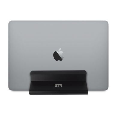 Металлическая подставка для ноутбука STR Aluminium Laptop Stand (C4) - Black, цена | Фото