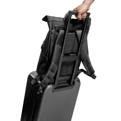 Рюкзак tomtoc Navigator-T61 Rolltop Backpack - Black, ціна | Фото