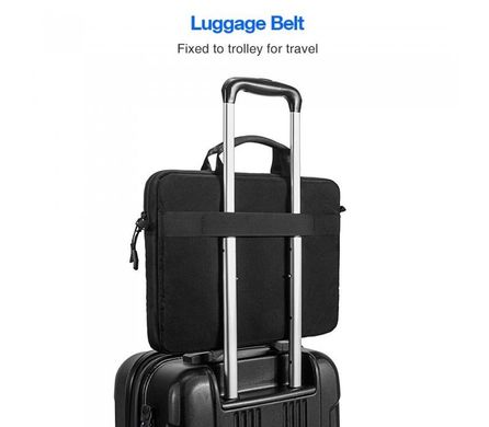 Сумка tomtoc 360 Slim Shoulder Bag for MacBook Air / Pro 13 - Black (A45-C01D), ціна | Фото