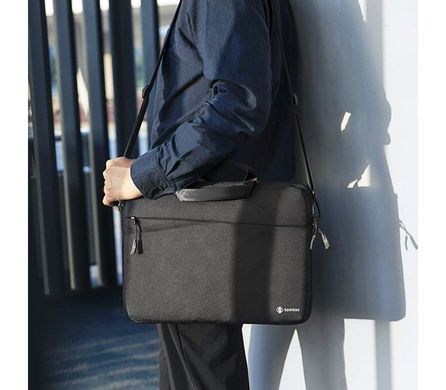 Сумка tomtoc 360 Slim Shoulder Bag for MacBook Air / Pro 13 - Black (A45-C01D), ціна | Фото