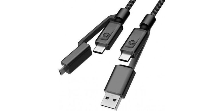Nomad Universal Cable 4 in 1 USB-C Black (1.5 m) (NM0B9BC000), цена | Фото