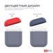 Чохол для Apple AirPods AHASTYLE Two Color Silicone Case for Apple AirPods - Yellow/Mint Green (AHA-01380-YYM), ціна | Фото 2