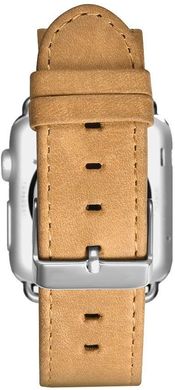 Шкіряний ремінець iCarer Crazy Horse Leather for Apple Watch 42 mm - Brown, ціна | Фото