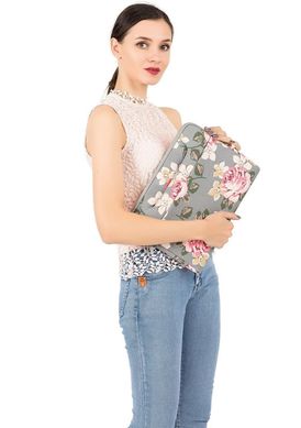 Сумка Mosiso Canvas Slim Bag for MacBook Air / Pro 13 - Dark Blue Roses, ціна | Фото