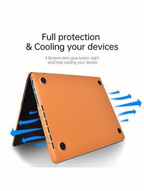 Кожаная накладка WIWU Leather Shield Case for MacBook Pro 13 (2020-2022) - Black, цена | Фото