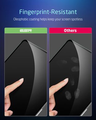 Захисне скло з рамкою для поклейки ESR Premium Clear 9H Tempered Glass для iPad 10.2 (2019/2020/2021) / Air 3 (2019) / Pro 10.5, ціна | Фото