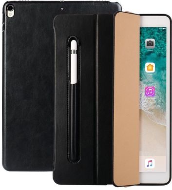 Кожаный чехол JisonCase Leather Case with Pencil Holder for iPad Pro 10.5 - Brown (JS-PRO-31M20), цена | Фото