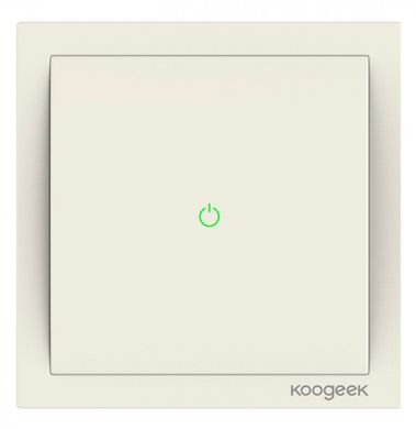 Умный выключатель света Koogeek Smart Light Switch EU (Beige) KH01CN, цена | Фото