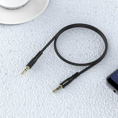 Кабель AUX FONENG BM22 Audio Cable (3.5 mm to 3.5 mm / 100cm) - White, ціна | Фото