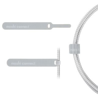 Кабель Moshi Integra™ USB-C to Lightning Cable Jet Silver (1.2 m) (99MO084105), цена | Фото