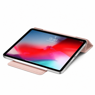 Магнітний силіконовий чохол-книжка STR Buckles Magnetic Case для iPad Pro 12,9 (2018 | 2020 | 2021 | 2022) &mdash; Pink, ціна | Фото