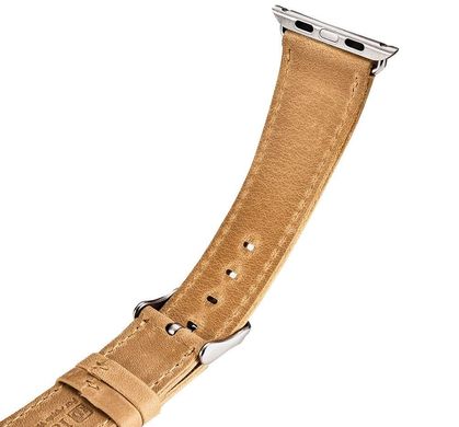 Шкіряний ремінець iCarer Crazy Horse Leather for Apple Watch 42 mm - Brown, ціна | Фото