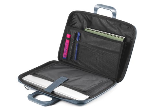 Шкіряна сумка BOMBATA DENIM for MacBook 15-16 inch з ременем - Рожева (E00841-8), ціна | Фото