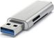 Адаптер Satechi Aluminum Type-C USB 3.0 and Micro/SD Card Reader Silver (ST-TCCRAS), ціна | Фото 5