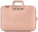 Кожаная сумка BOMBATA DENIM for MacBook 15-16 inch с ремнем - Розовая (E00841-8), цена | Фото 1