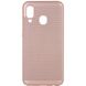Ультратонкий дышащий чехол Grid case для Samsung Galaxy A40 (A405F) - Розовый, цена | Фото 1