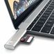 Переходник Satechi Aluminum Type-C USB 3.0 and Micro/SD Card Reader Silver (ST-TCCRAS), цена | Фото 2