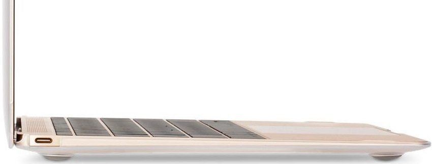 Пластиковий Чохол Moshi Ultra Slim Case iGlaze Stealth Clear for MacBook 12 (99MO071905), ціна | Фото