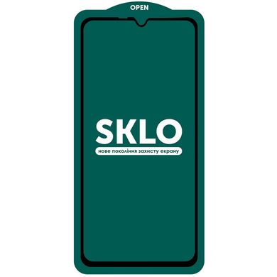 Захисне скло SKLO 5D (full glue) для Samsung Galaxy A10 / A10s / M10 - Чорний, ціна | Фото