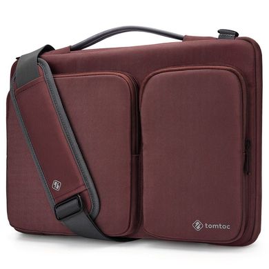Сумка для MacBook tomtoc 13 Inch Laptop Shoulder Bag 360° - Light Gray (A42-C01S), ціна | Фото