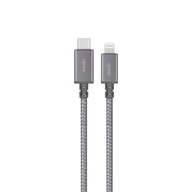 Кабель Moshi Integra™ USB-C to Lightning Cable Titanium Gray (0.25 m) (99MO084043), ціна | Фото